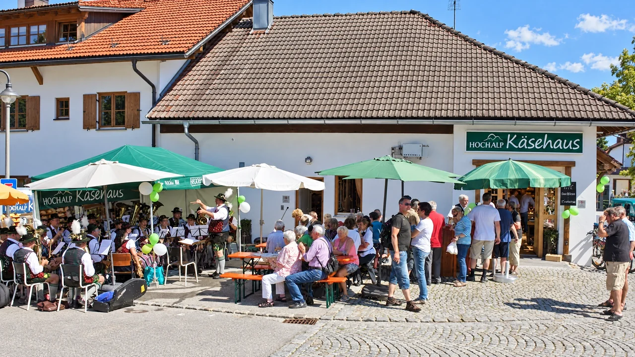 Digitale Bilddarstellung des Hoch’Alp Käsehauses in Lechbruck