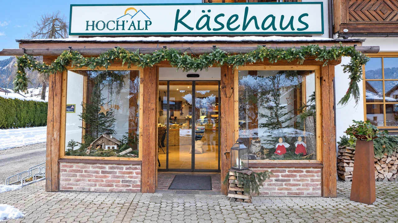 Digitale Bilddarstellung des Hoch’Alp Käsehauses in Buching